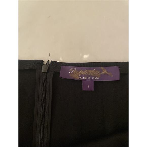 Ralph Lauren Collection Purple Label Black Maxi Skirt Satin Crepe Pencil 4 $1690 - Picture 10 of 15